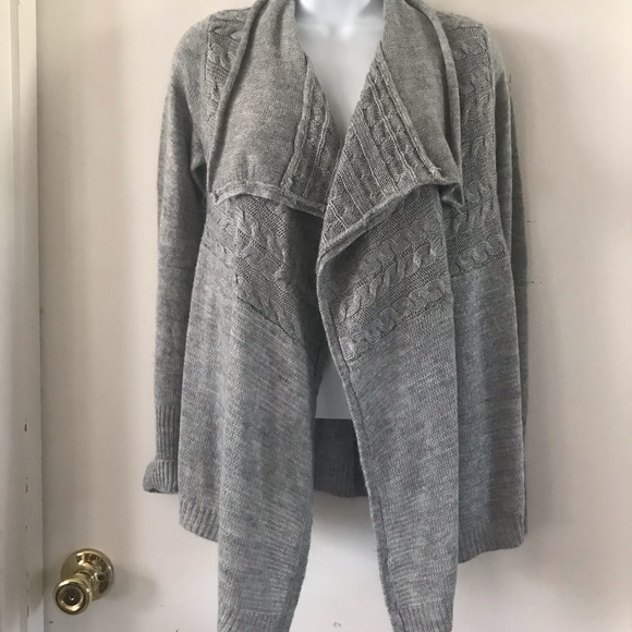 LINK Open Front Wrap Sweater Cardigan - Picture 2 of 11